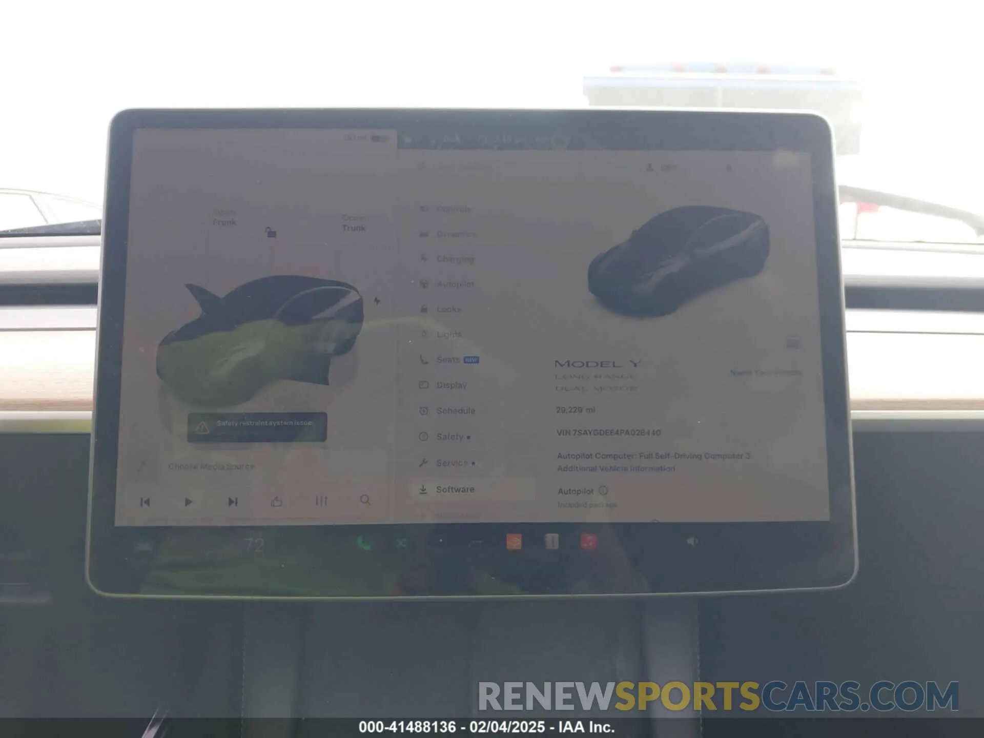 17 fotografías del automóvil dañado 7SAYGDEE4PA028440 TESLA MODEL Y 2023