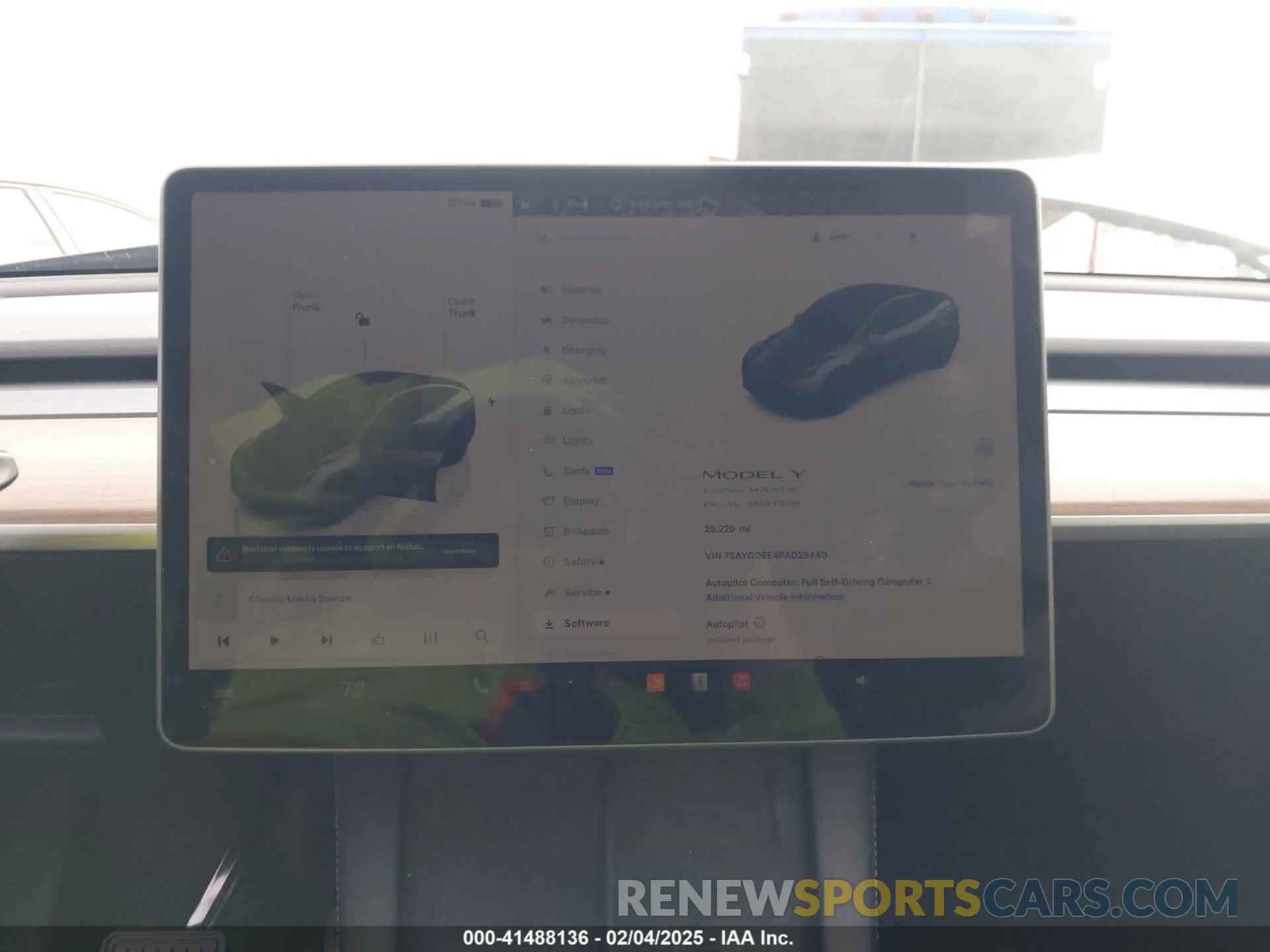 7 fotografías del automóvil dañado 7SAYGDEE4PA028440 TESLA MODEL Y 2023