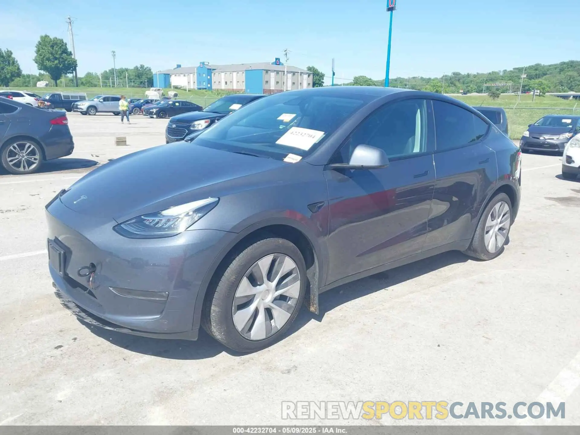 2 fotografías del automóvil dañado 7SAYGDEE4PA037218 TESLA MODEL Y 2023