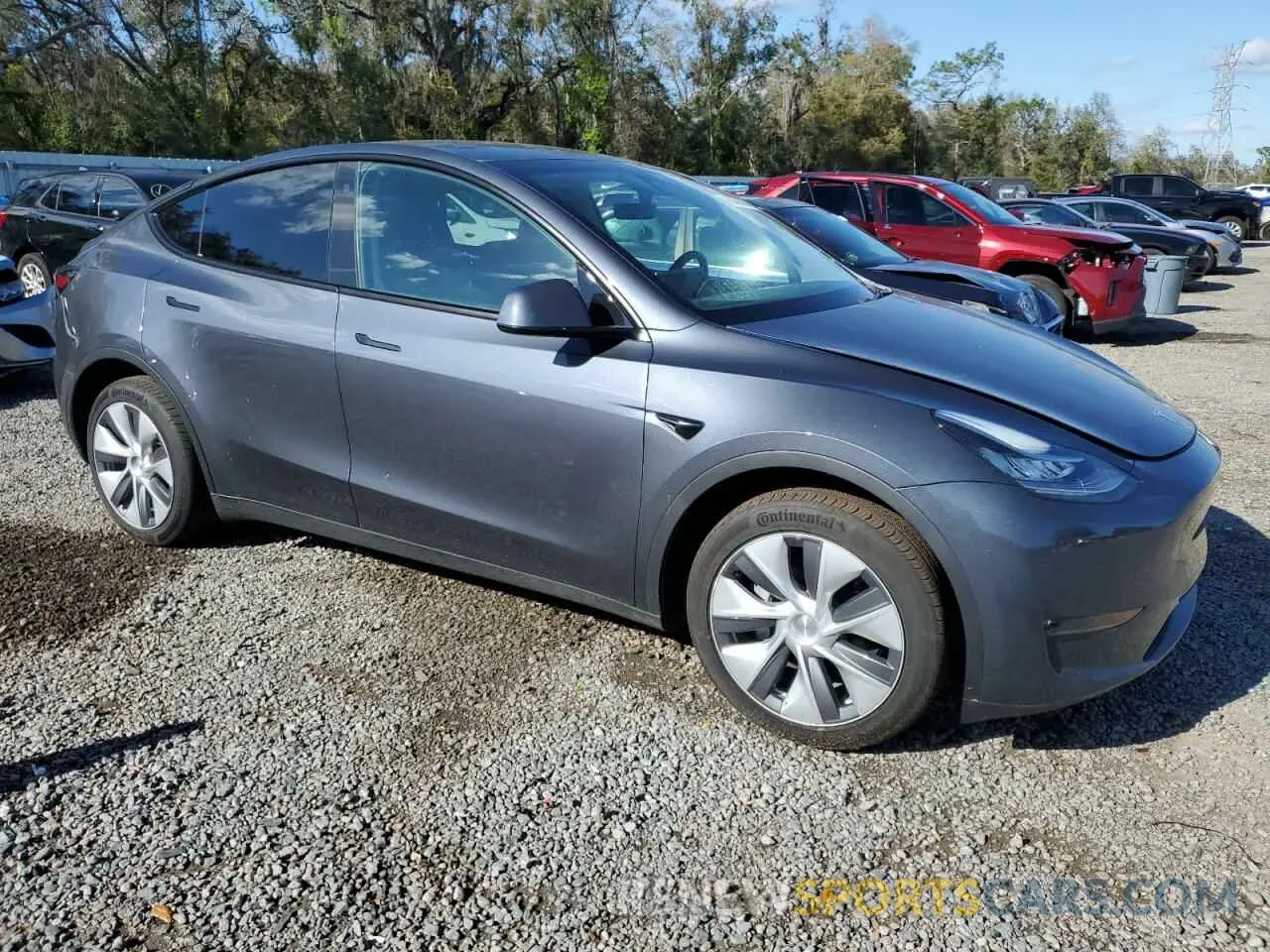 4 fotografías del automóvil dañado 7SAYGDEE4PA041639 TESLA MODEL Y 2023