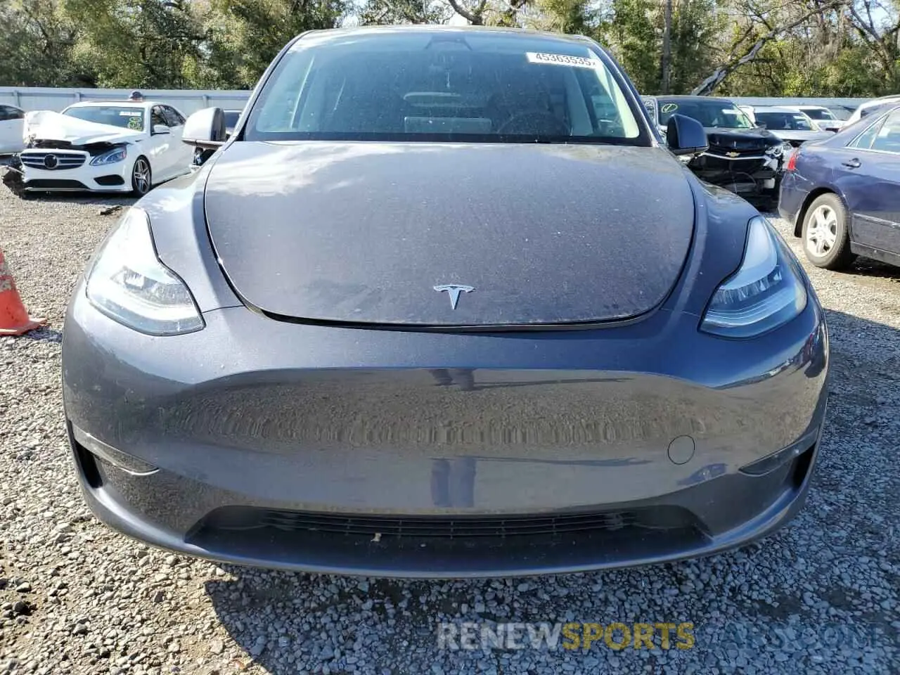 5 fotografías del automóvil dañado 7SAYGDEE4PA041639 TESLA MODEL Y 2023