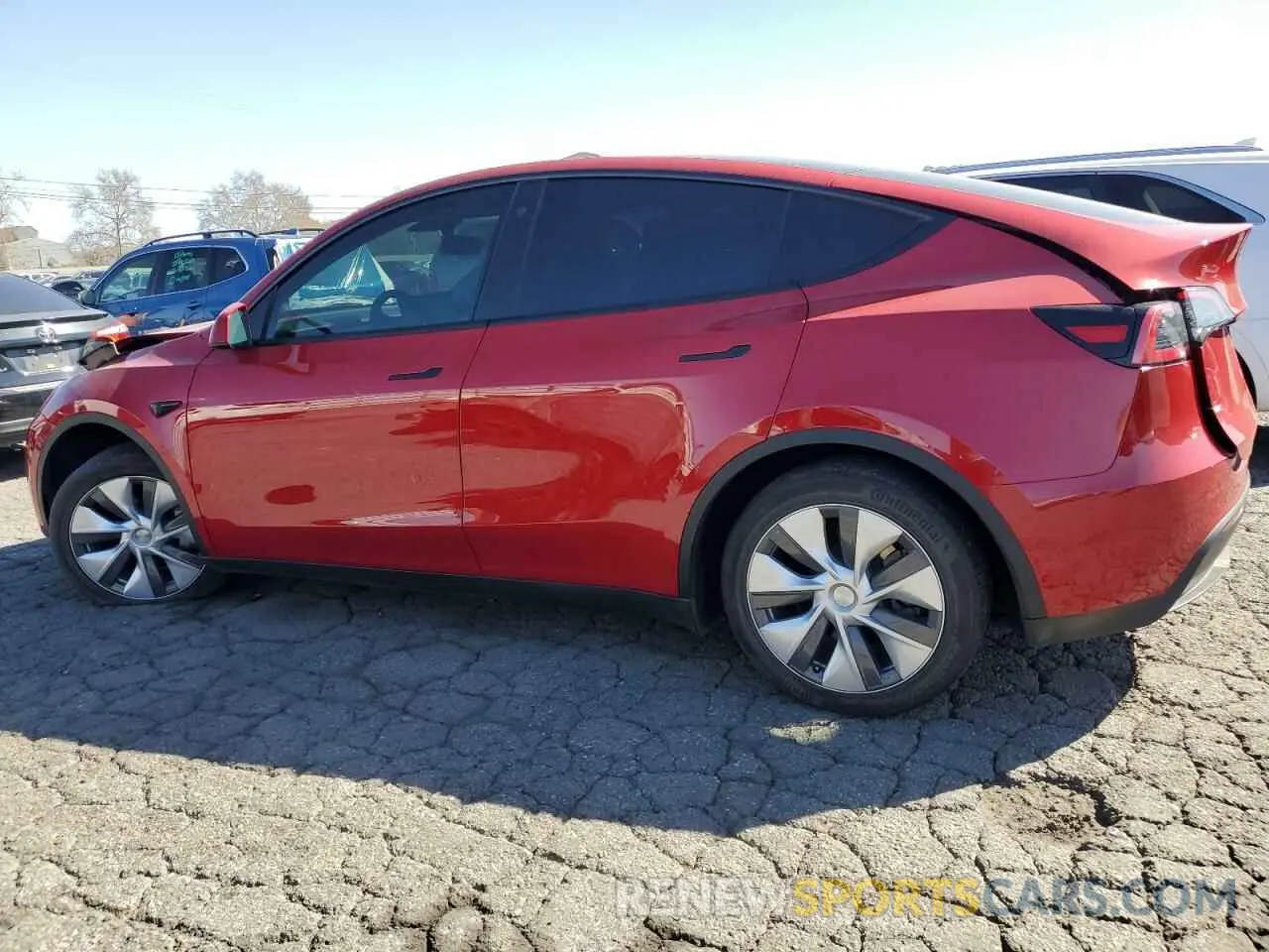 2 fotografías del automóvil dañado 7SAYGDEE4PA042905 TESLA MODEL Y 2023