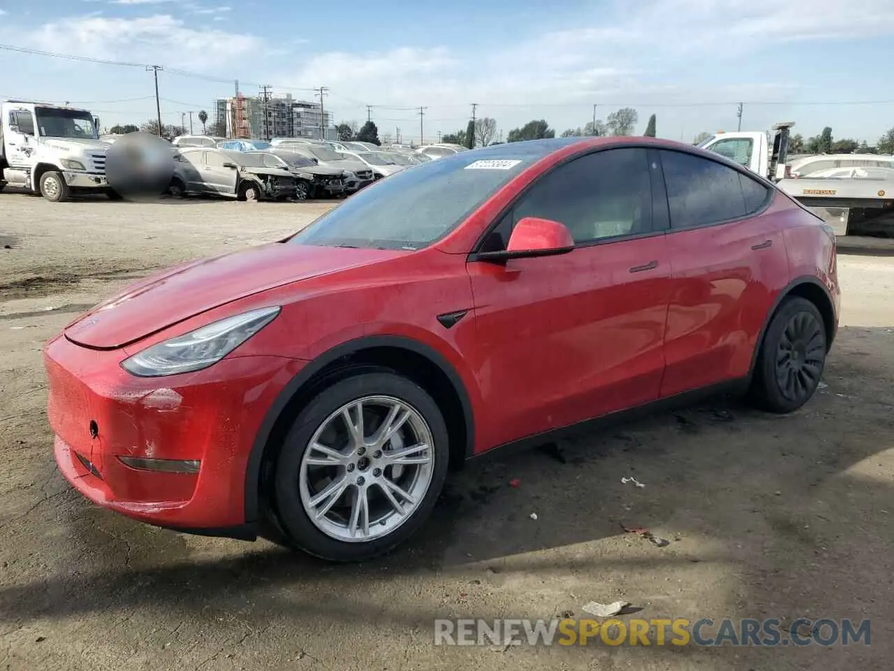 1 fotografías del automóvil dañado 7SAYGDEE4PA114668 TESLA MODEL Y 2023