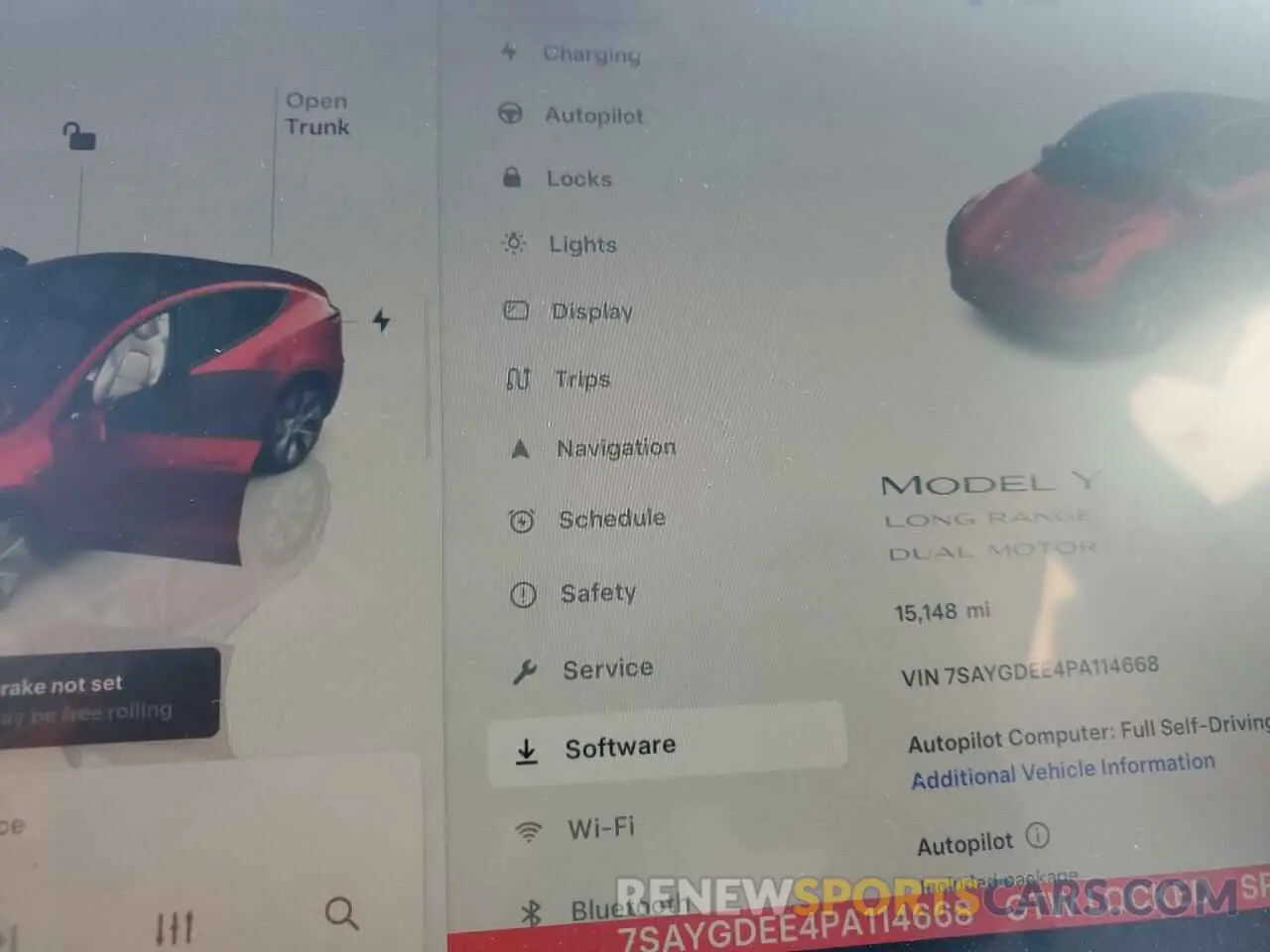 9 fotografías del automóvil dañado 7SAYGDEE4PA114668 TESLA MODEL Y 2023