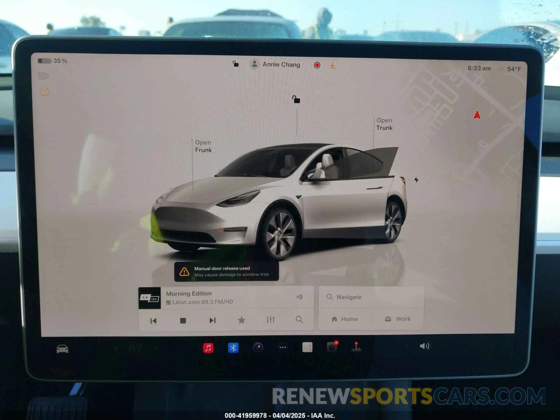 18 fotografías del automóvil dañado 7SAYGDEE4PA114671 TESLA MODEL Y 2023