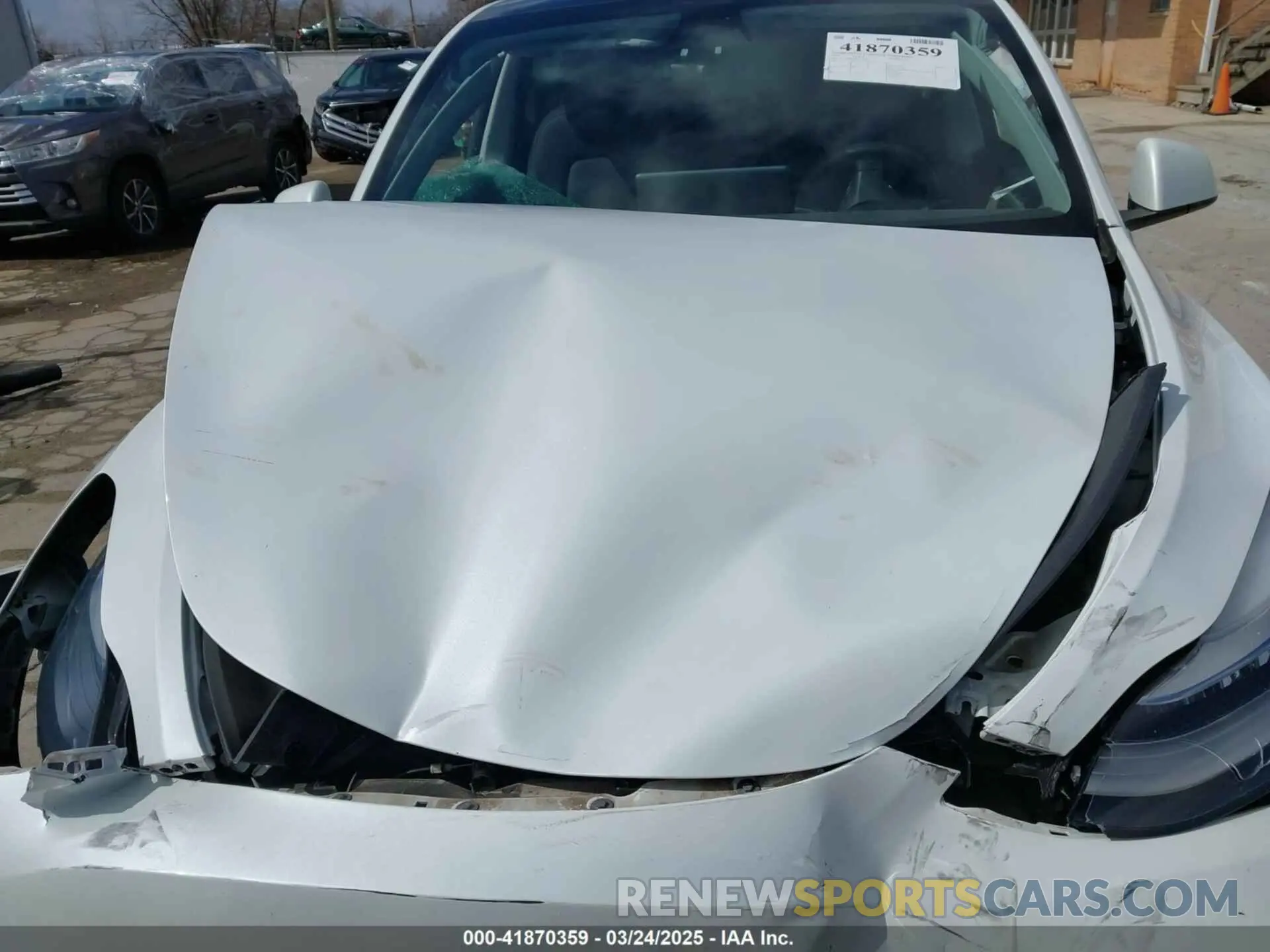 10 fotografías del automóvil dañado 7SAYGDEE4PA119854 TESLA MODEL Y 2023