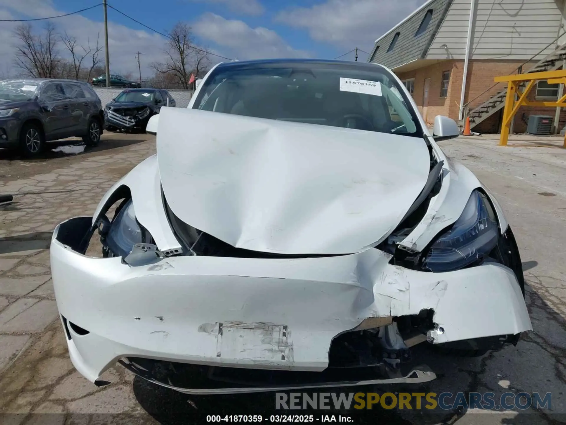 13 fotografías del automóvil dañado 7SAYGDEE4PA119854 TESLA MODEL Y 2023