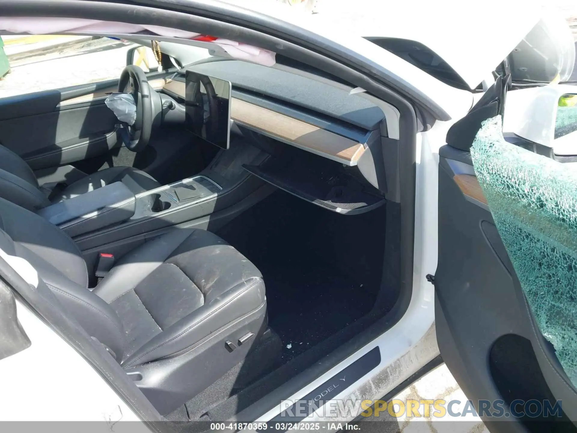 5 fotografías del automóvil dañado 7SAYGDEE4PA119854 TESLA MODEL Y 2023