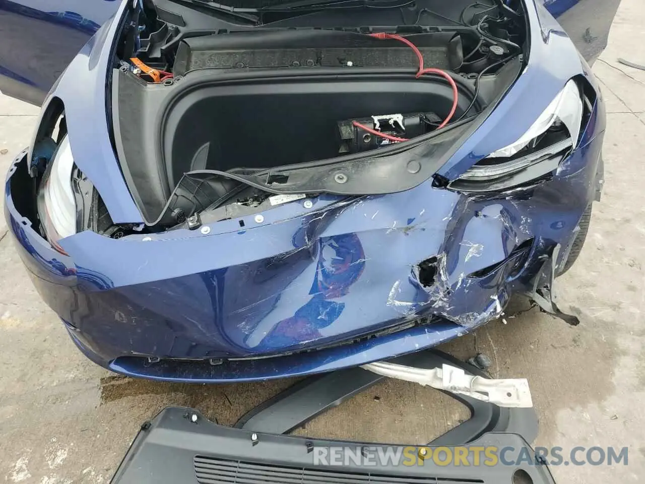 13 fotografías del automóvil dañado 7SAYGDEE4PA162607 TESLA MODEL Y 2023