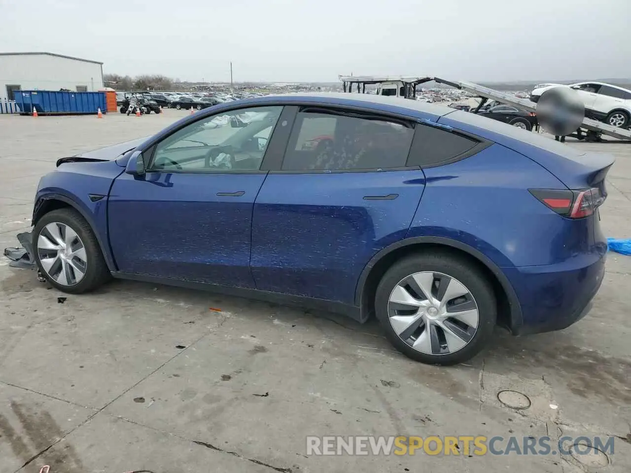 2 fotografías del automóvil dañado 7SAYGDEE4PA162607 TESLA MODEL Y 2023