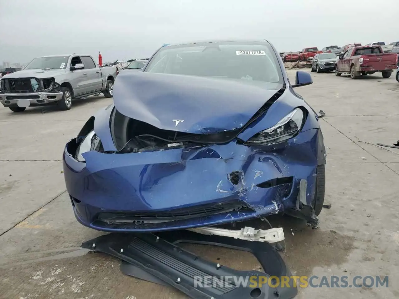 5 fotografías del automóvil dañado 7SAYGDEE4PA162607 TESLA MODEL Y 2023