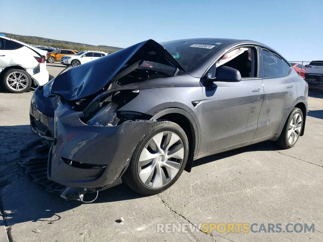 1 fotografías del automóvil dañado 7SAYGDEE4PA202443 TESLA MODEL Y 2023