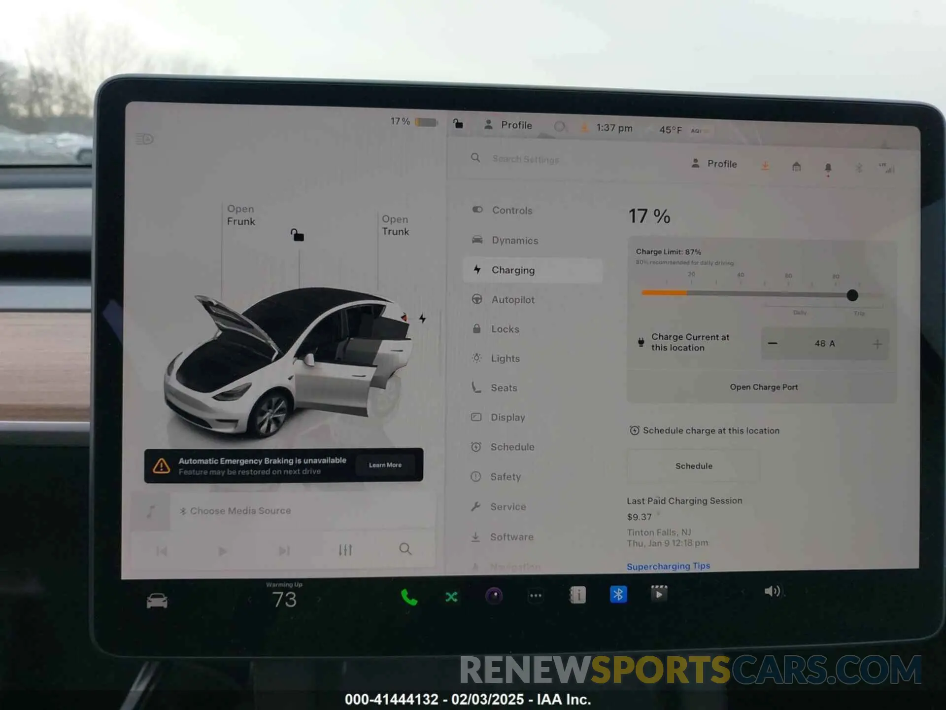 17 fotografías del automóvil dañado 7SAYGDEE4PF600271 TESLA MODEL Y 2023