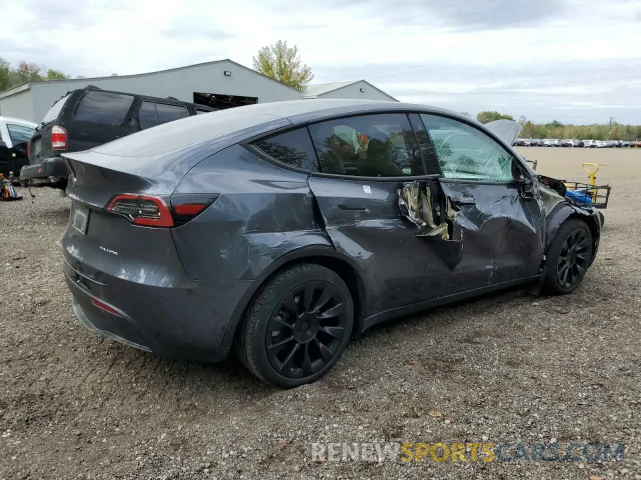 3 fotografías del automóvil dañado 7SAYGDEE4PF609049 TESLA MODEL Y 2023