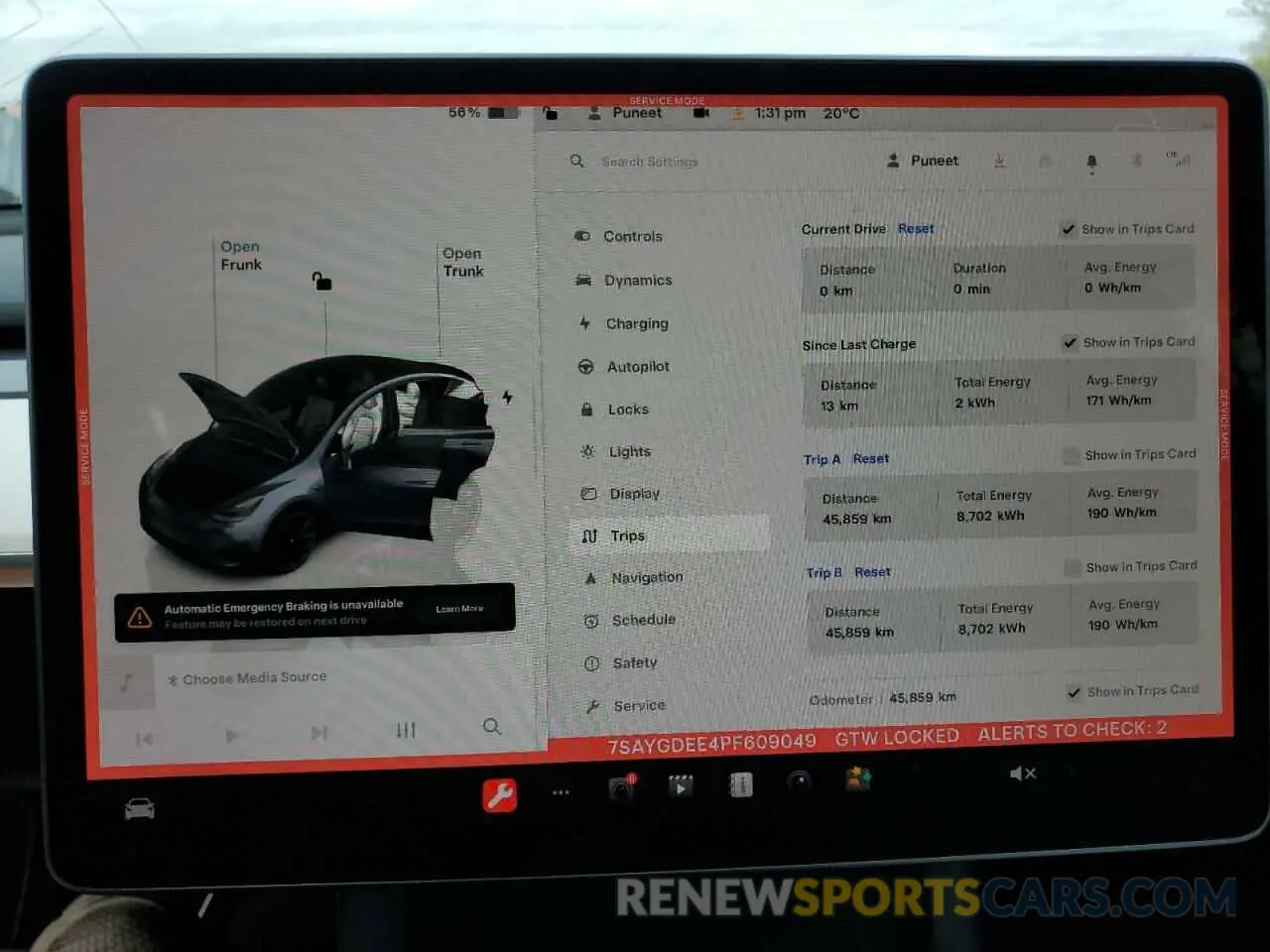 9 fotografías del automóvil dañado 7SAYGDEE4PF609049 TESLA MODEL Y 2023