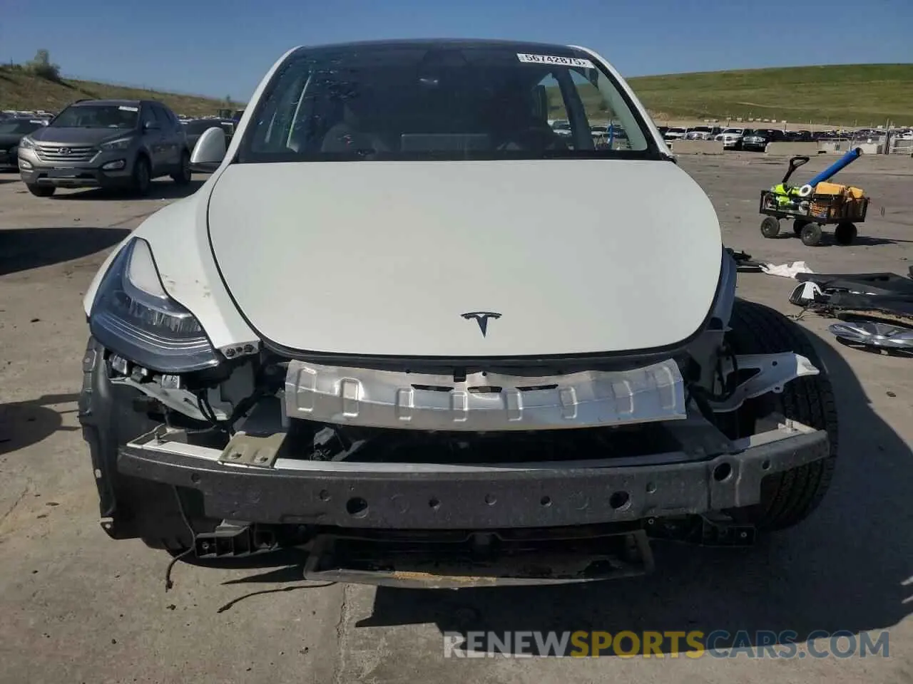 5 fotografías del automóvil dañado 7SAYGDEE4PF610363 TESLA MODEL Y 2023