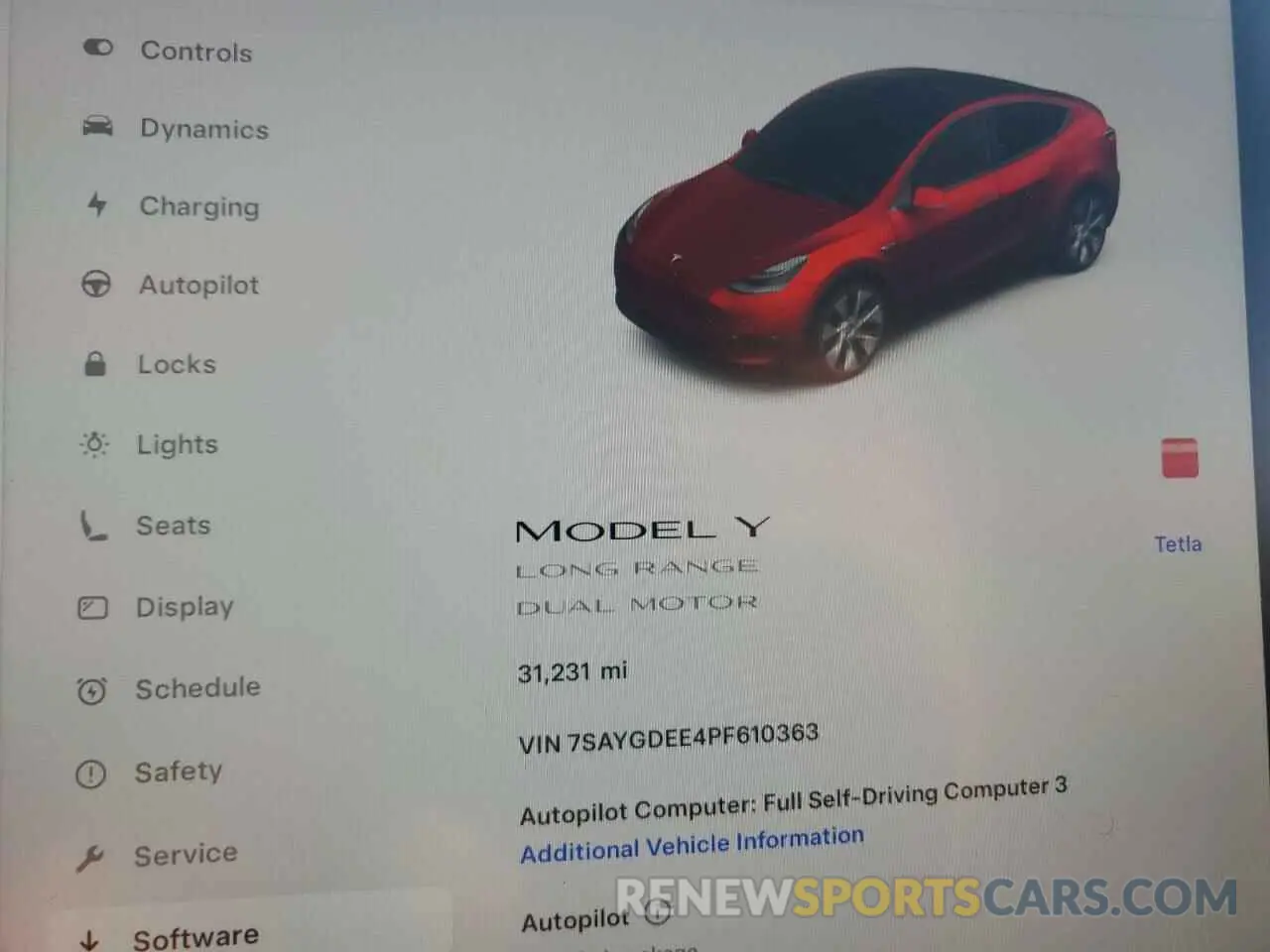 9 fotografías del automóvil dañado 7SAYGDEE4PF610363 TESLA MODEL Y 2023