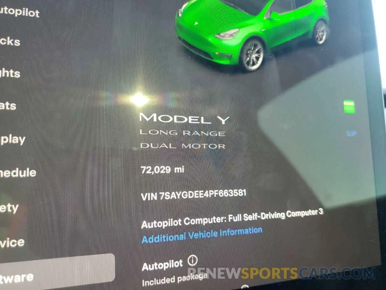 9 fotografías del automóvil dañado 7SAYGDEE4PF663581 TESLA MODEL Y 2023
