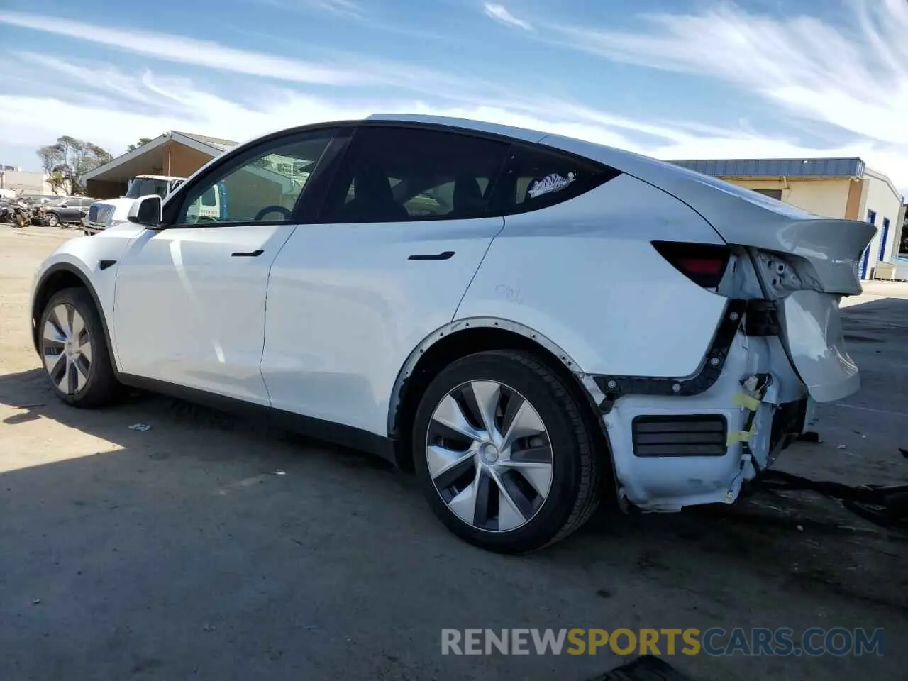 2 fotografías del automóvil dañado 7SAYGDEE4PF687251 TESLA MODEL Y 2023