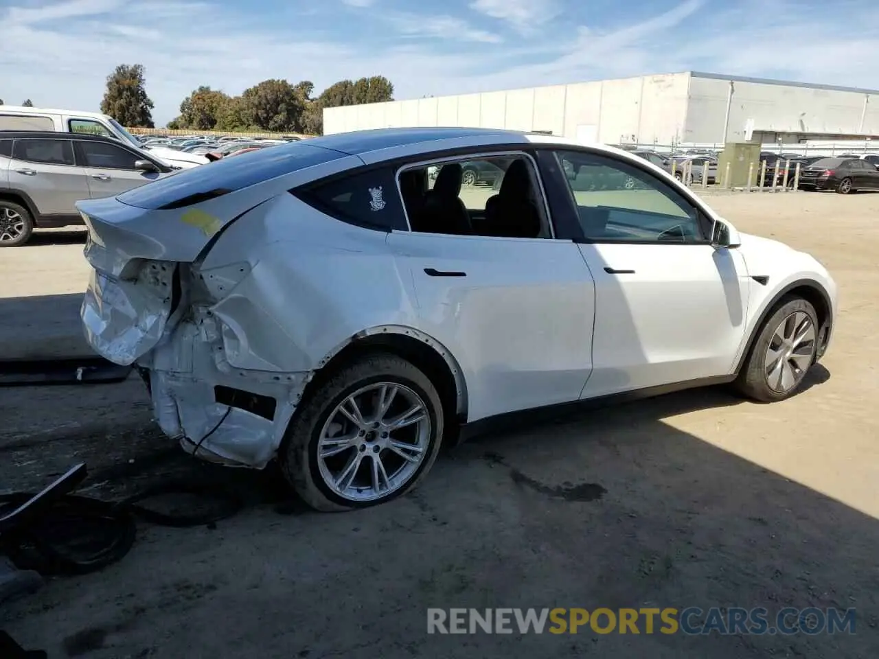 3 fotografías del automóvil dañado 7SAYGDEE4PF687251 TESLA MODEL Y 2023