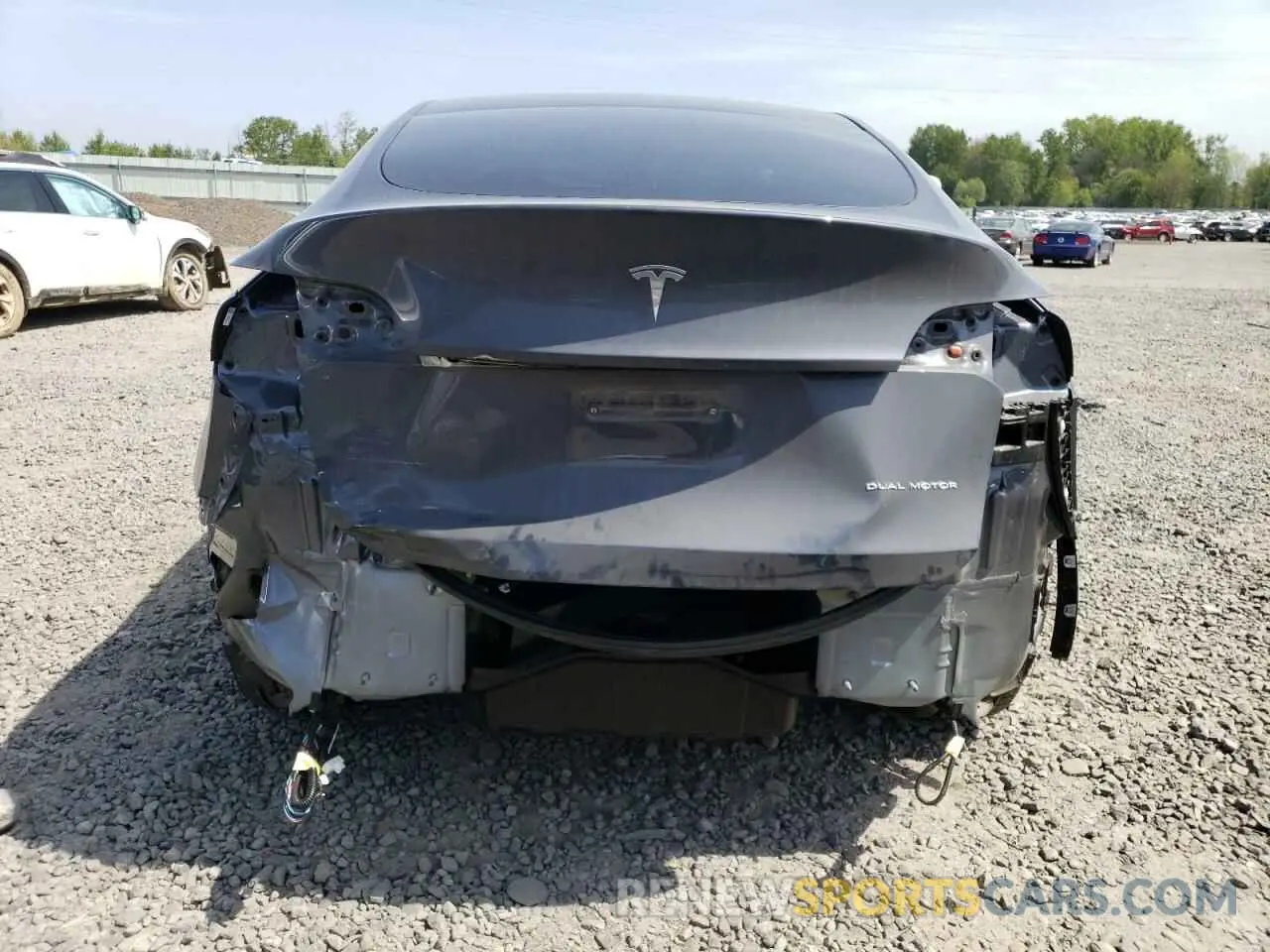 6 fotografías del automóvil dañado 7SAYGDEE4PF690800 TESLA MODEL Y 2023