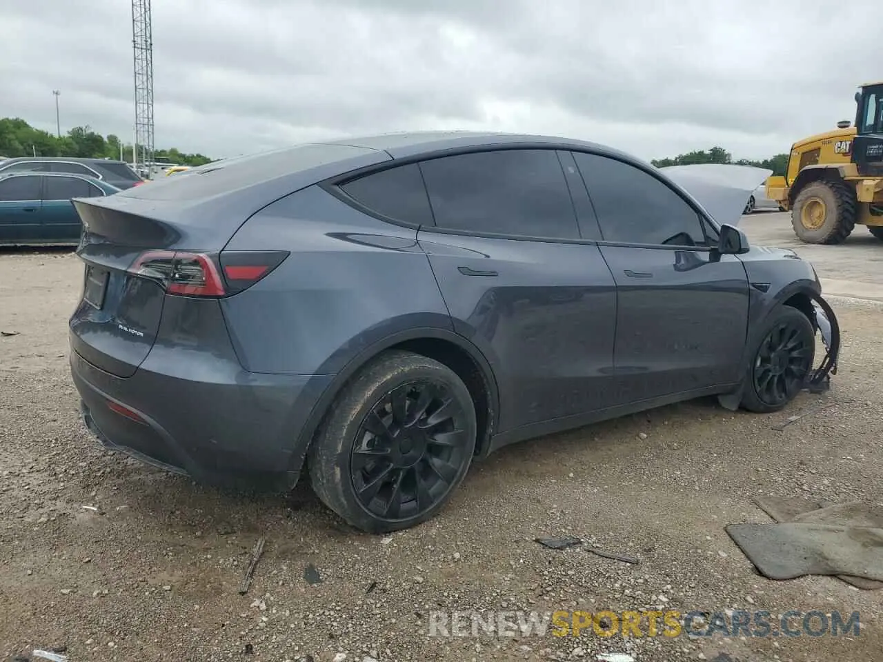 3 fotografías del automóvil dañado 7SAYGDEE4PF752292 TESLA MODEL Y 2023