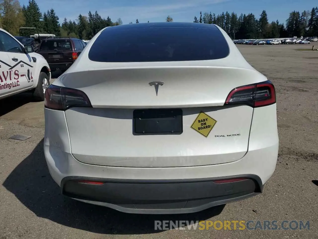 6 fotografías del automóvil dañado 7SAYGDEE4PF757685 TESLA MODEL Y 2023