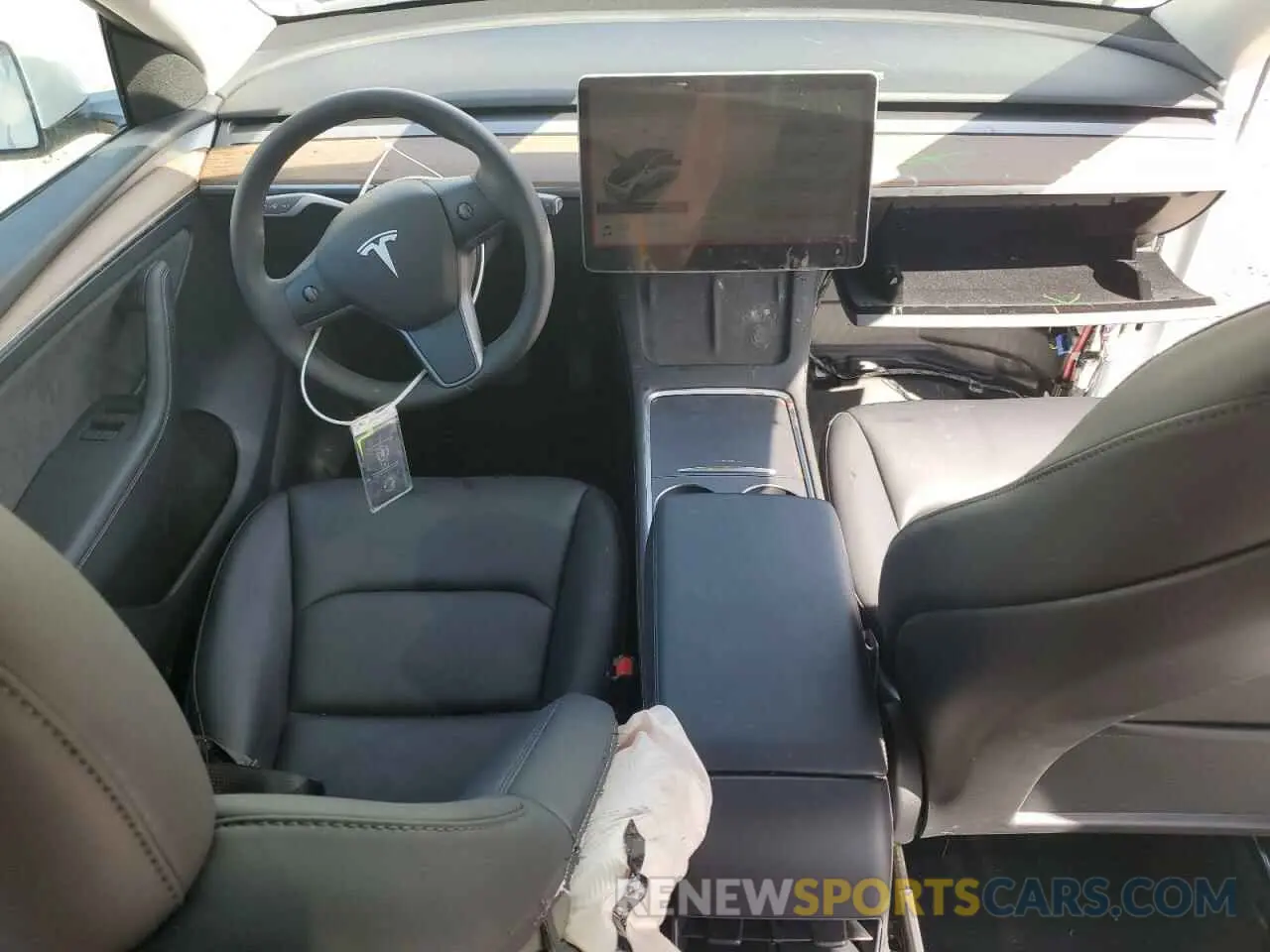 8 fotografías del automóvil dañado 7SAYGDEE4PF757685 TESLA MODEL Y 2023