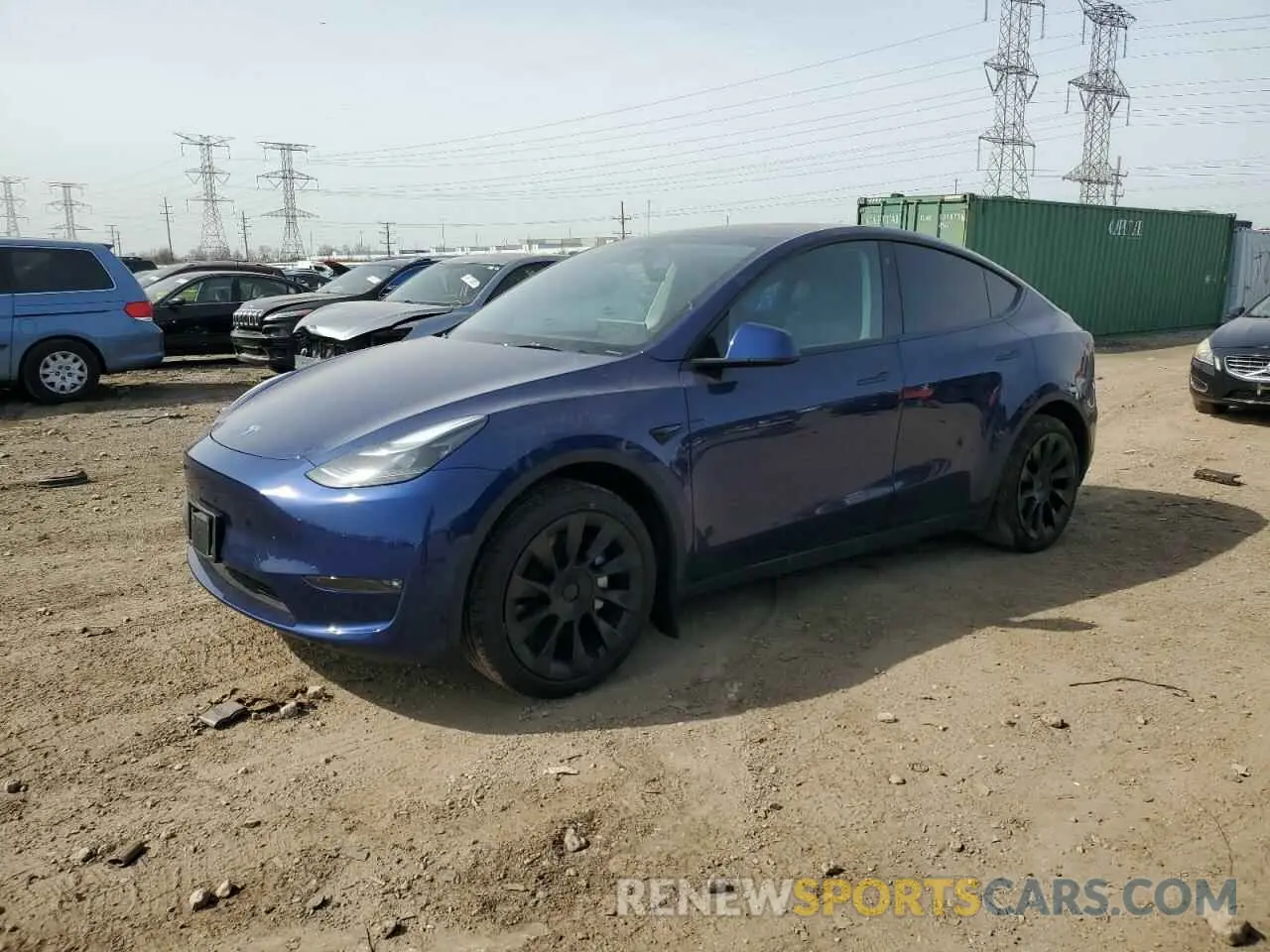 1 fotografías del automóvil dañado 7SAYGDEE4PF776558 TESLA MODEL Y 2023