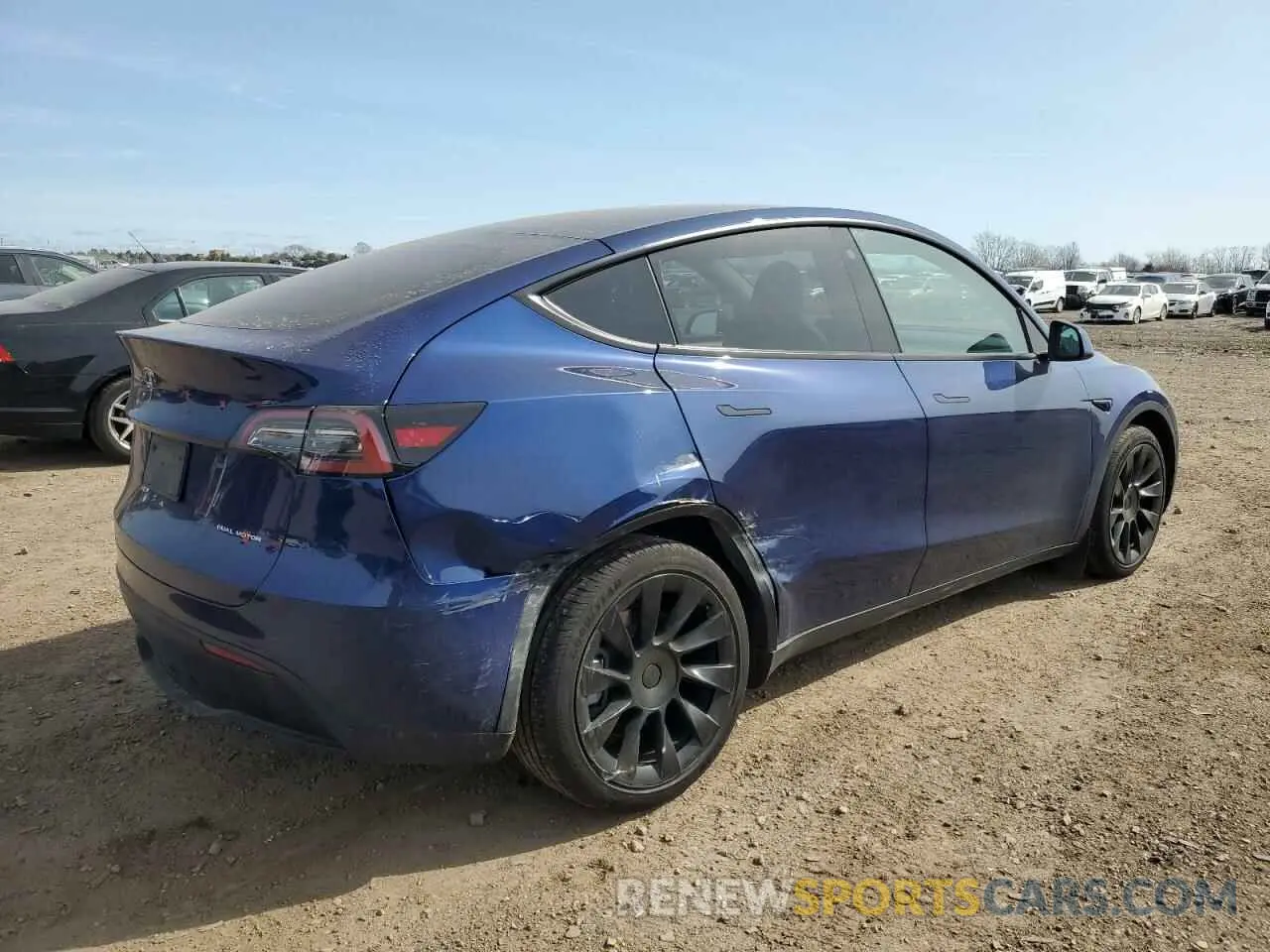 3 fotografías del automóvil dañado 7SAYGDEE4PF776558 TESLA MODEL Y 2023