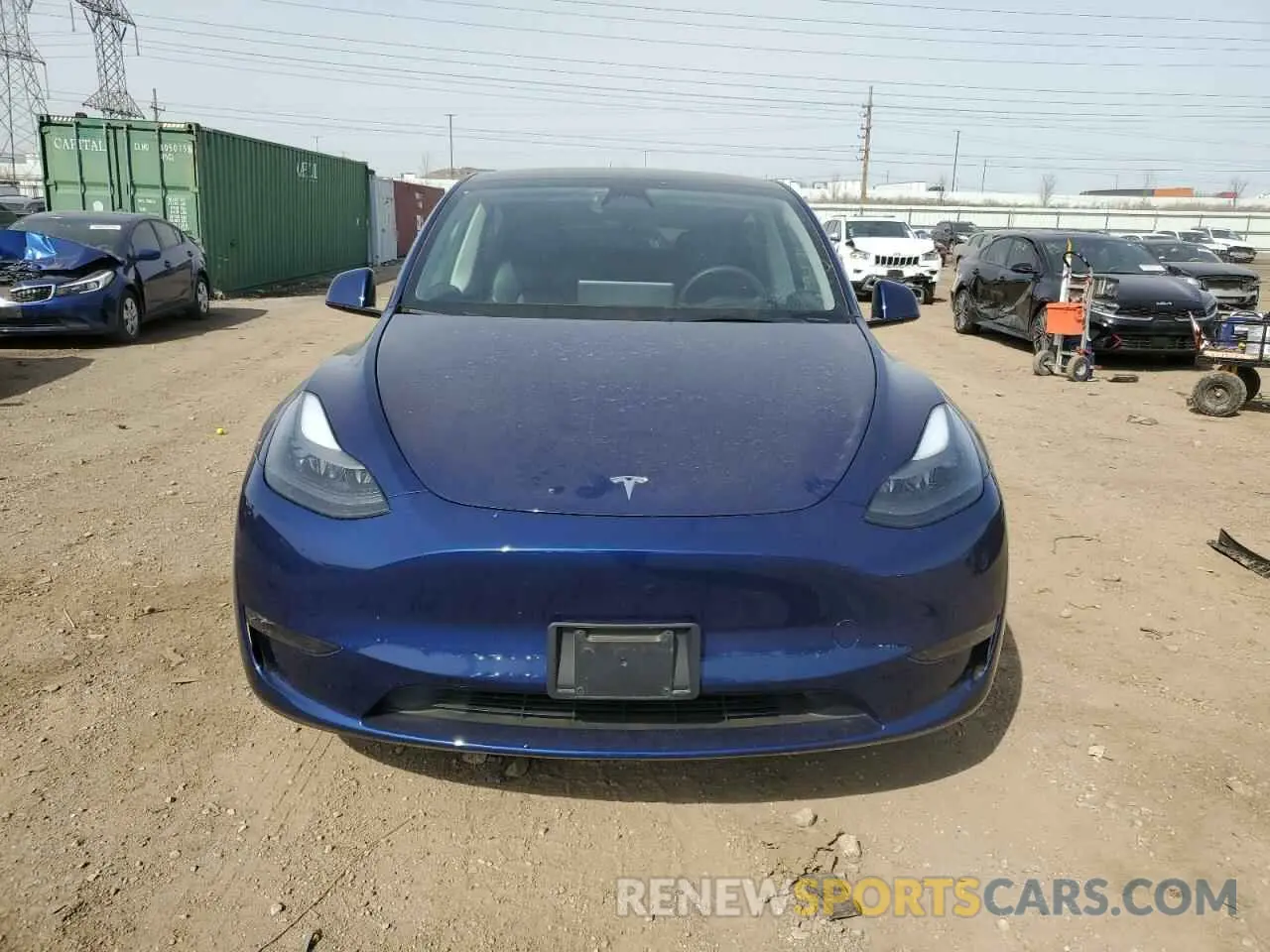 5 fotografías del automóvil dañado 7SAYGDEE4PF776558 TESLA MODEL Y 2023
