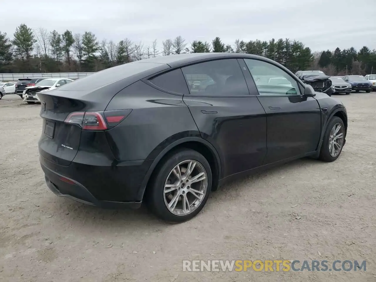 3 fotografías del automóvil dañado 7SAYGDEE4PF836127 TESLA MODEL Y 2023