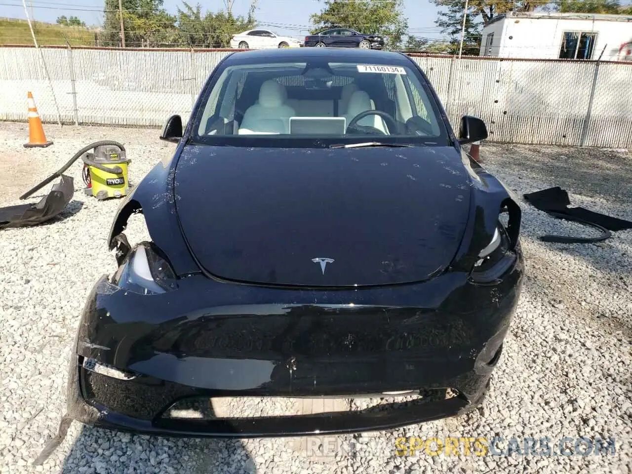 5 fotografías del automóvil dañado 7SAYGDEE4PF891600 TESLA MODEL Y 2023