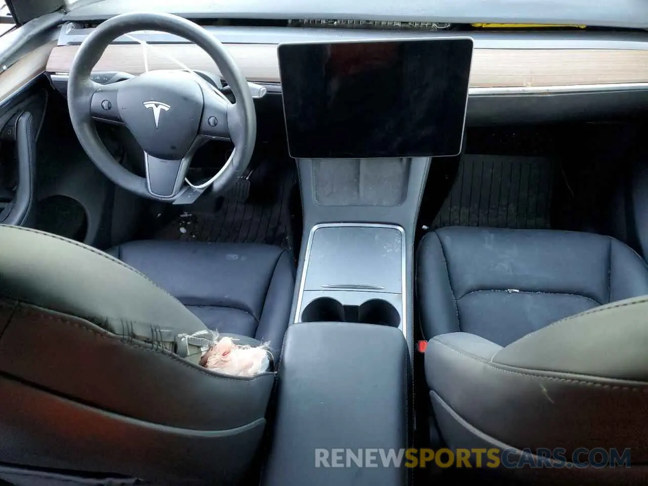 8 fotografías del automóvil dañado 7SAYGDEE4PF899390 TESLA MODEL Y 2023