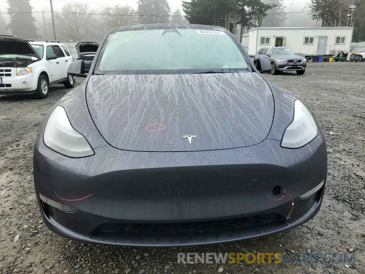 5 fotografías del automóvil dañado 7SAYGDEE4PF914079 TESLA MODEL Y 2023