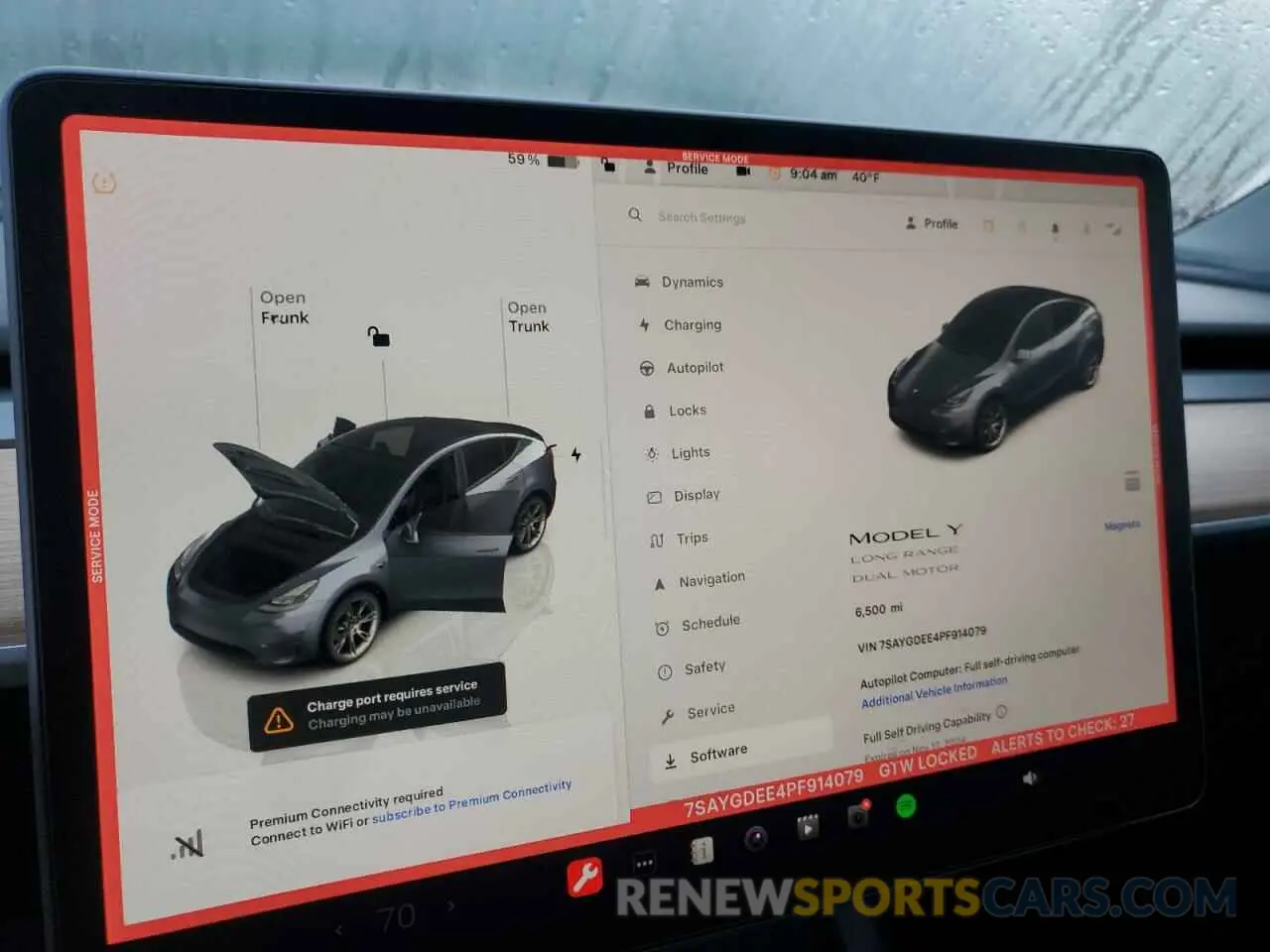 9 fotografías del automóvil dañado 7SAYGDEE4PF914079 TESLA MODEL Y 2023
