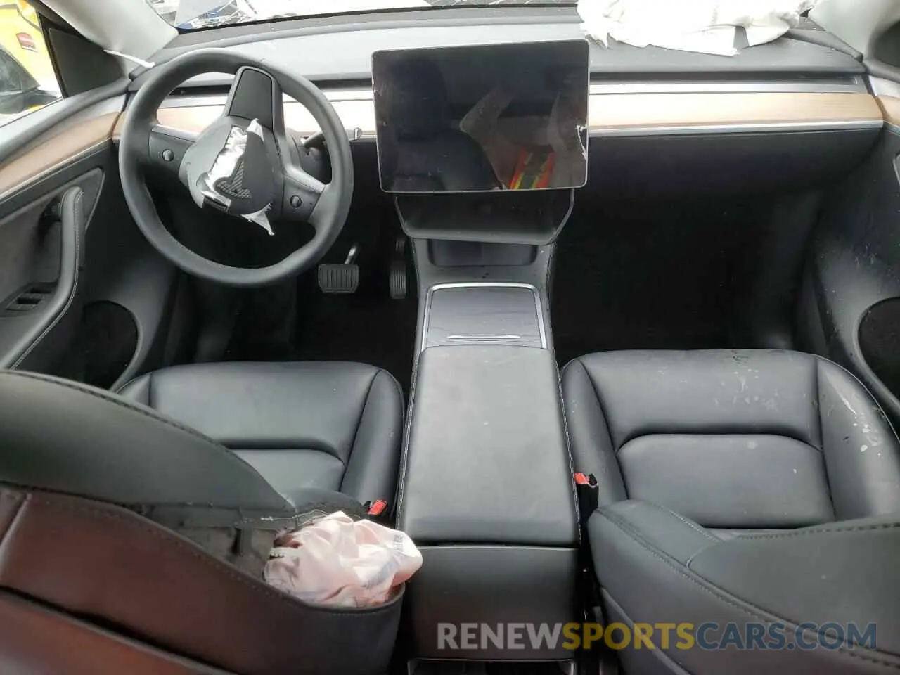 8 fotografías del automóvil dañado 7SAYGDEE4PF938821 TESLA MODEL Y 2023