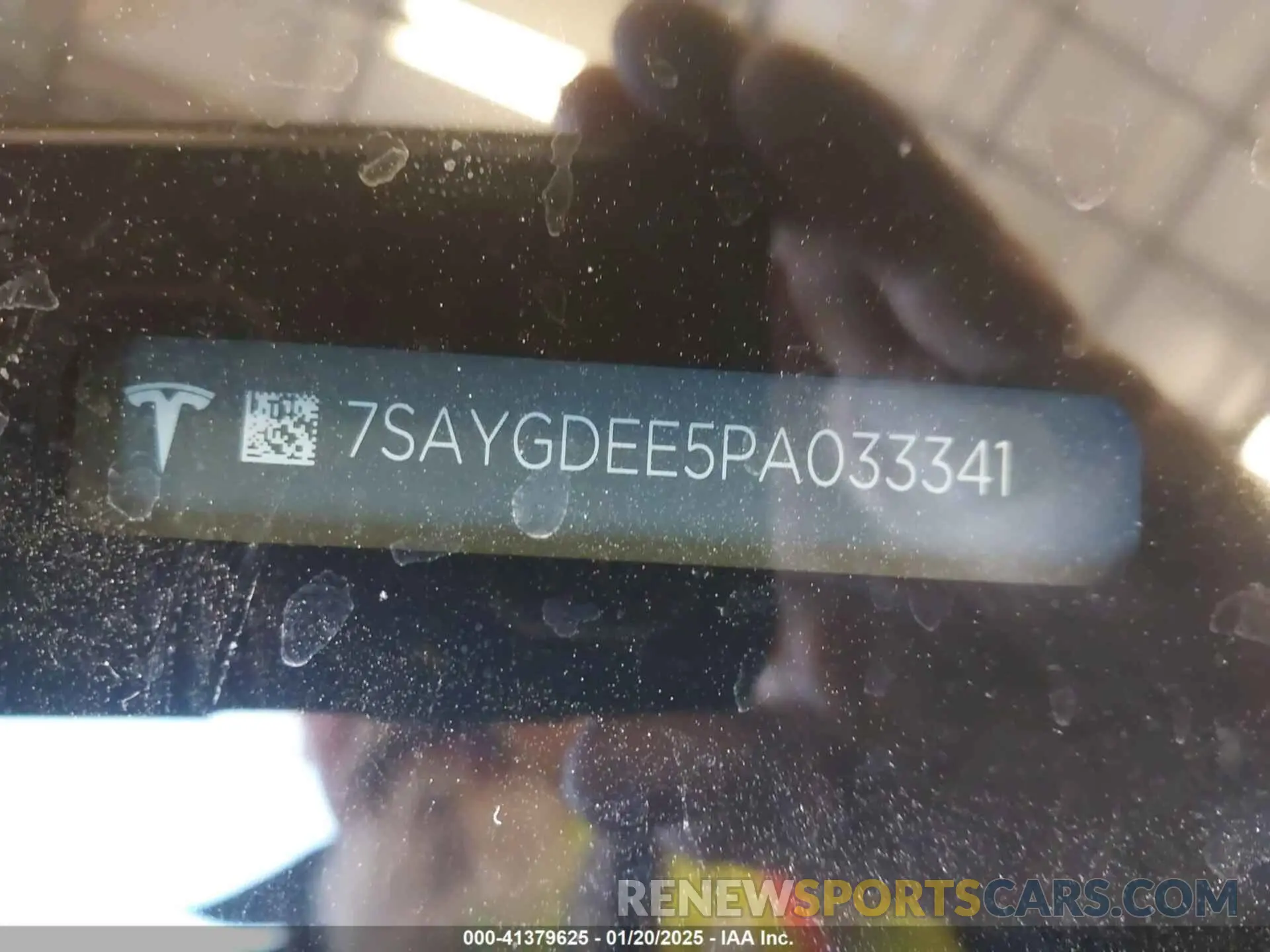 9 fotografías del automóvil dañado 7SAYGDEE5PA033341 TESLA MODEL Y 2023