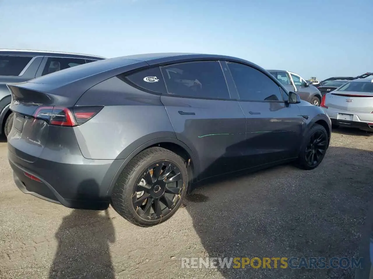 3 fotografías del automóvil dañado 7SAYGDEE5PA057848 TESLA MODEL Y 2023