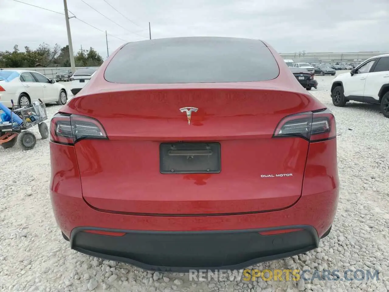 6 fotografías del automóvil dañado 7SAYGDEE5PA064251 TESLA MODEL Y 2023
