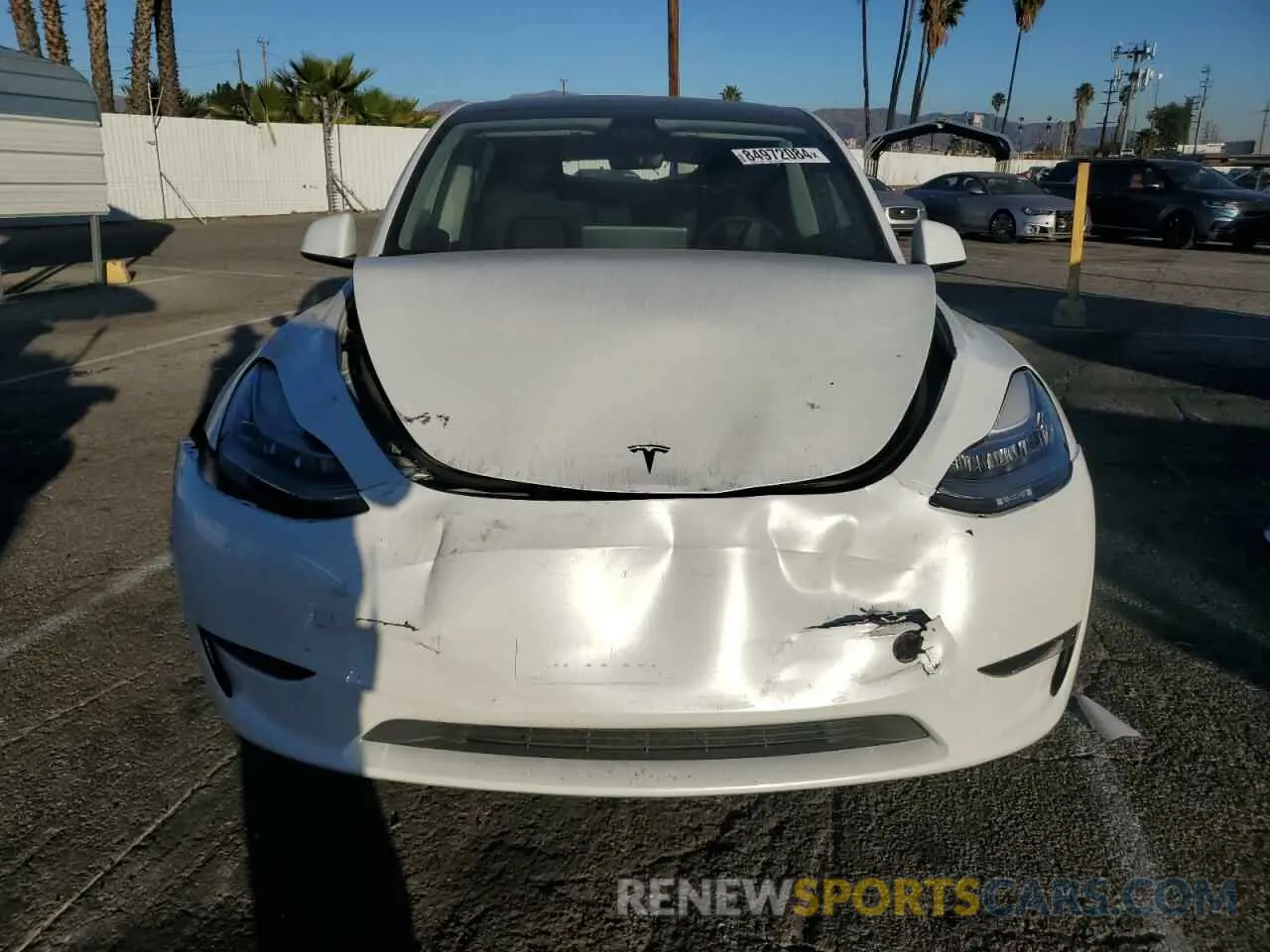 5 fotografías del automóvil dañado 7SAYGDEE5PA069501 TESLA MODEL Y 2023