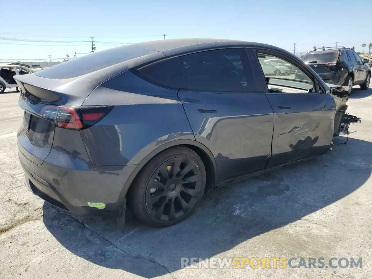 3 fotografías del automóvil dañado 7SAYGDEE5PA076769 TESLA MODEL Y 2023