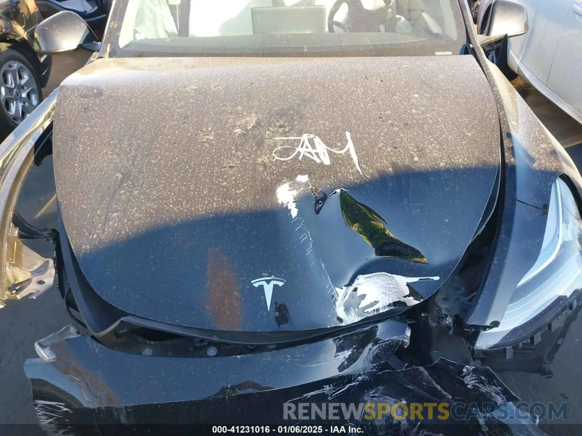 10 fotografías del automóvil dañado 7SAYGDEE5PA105834 TESLA MODEL Y 2023