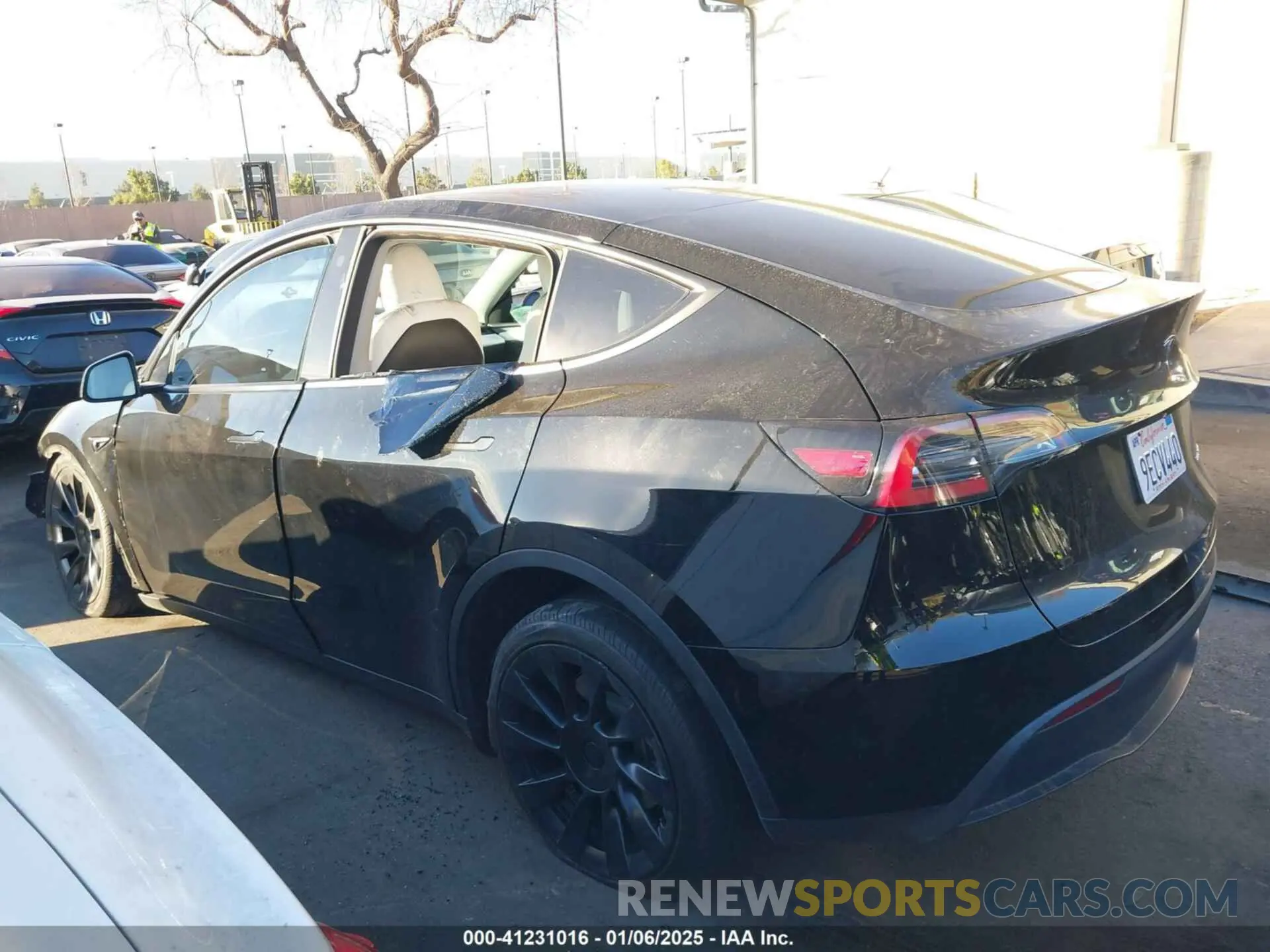 14 fotografías del automóvil dañado 7SAYGDEE5PA105834 TESLA MODEL Y 2023
