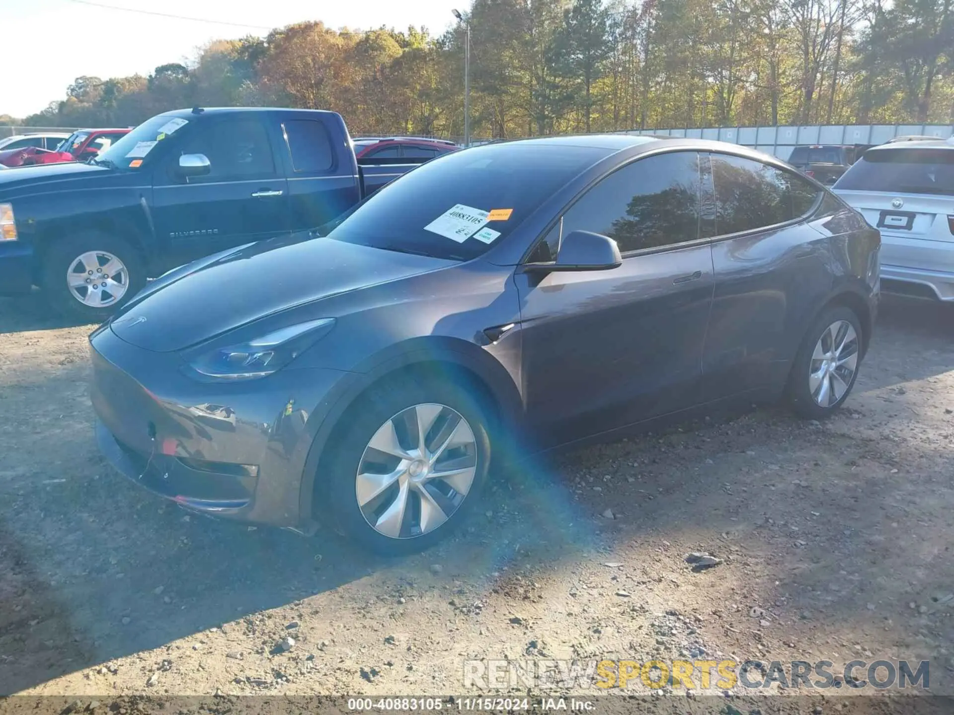 2 fotografías del automóvil dañado 7SAYGDEE5PA188729 TESLA MODEL Y 2023