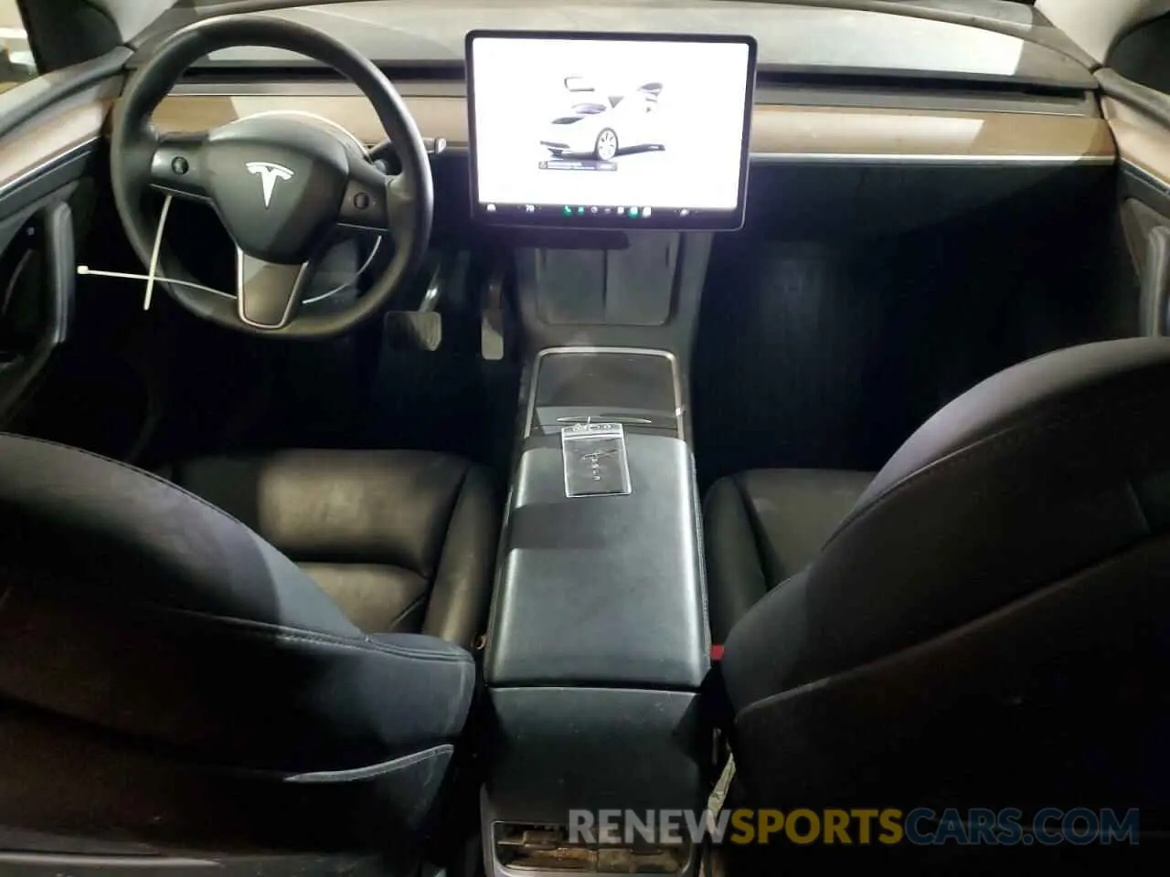 8 fotografías del automóvil dañado 7SAYGDEE5PF619265 TESLA MODEL Y 2023
