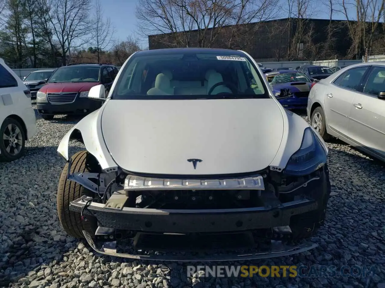 5 fotografías del automóvil dañado 7SAYGDEE5PF671124 TESLA MODEL Y 2023