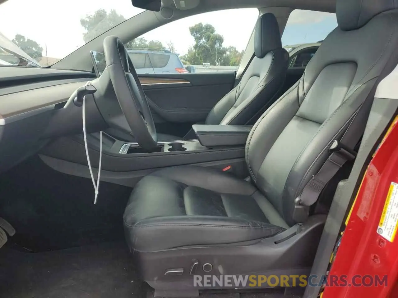 7 fotografías del automóvil dañado 7SAYGDEE5PF687646 TESLA MODEL Y 2023