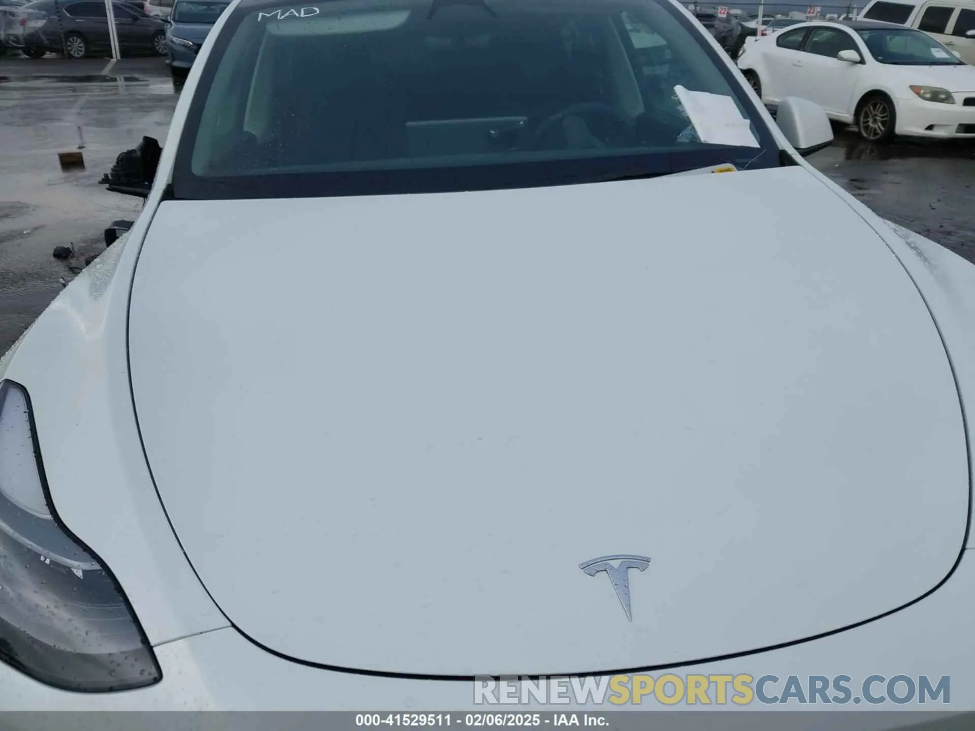 10 fotografías del automóvil dañado 7SAYGDEE5PF753922 TESLA MODEL Y 2023
