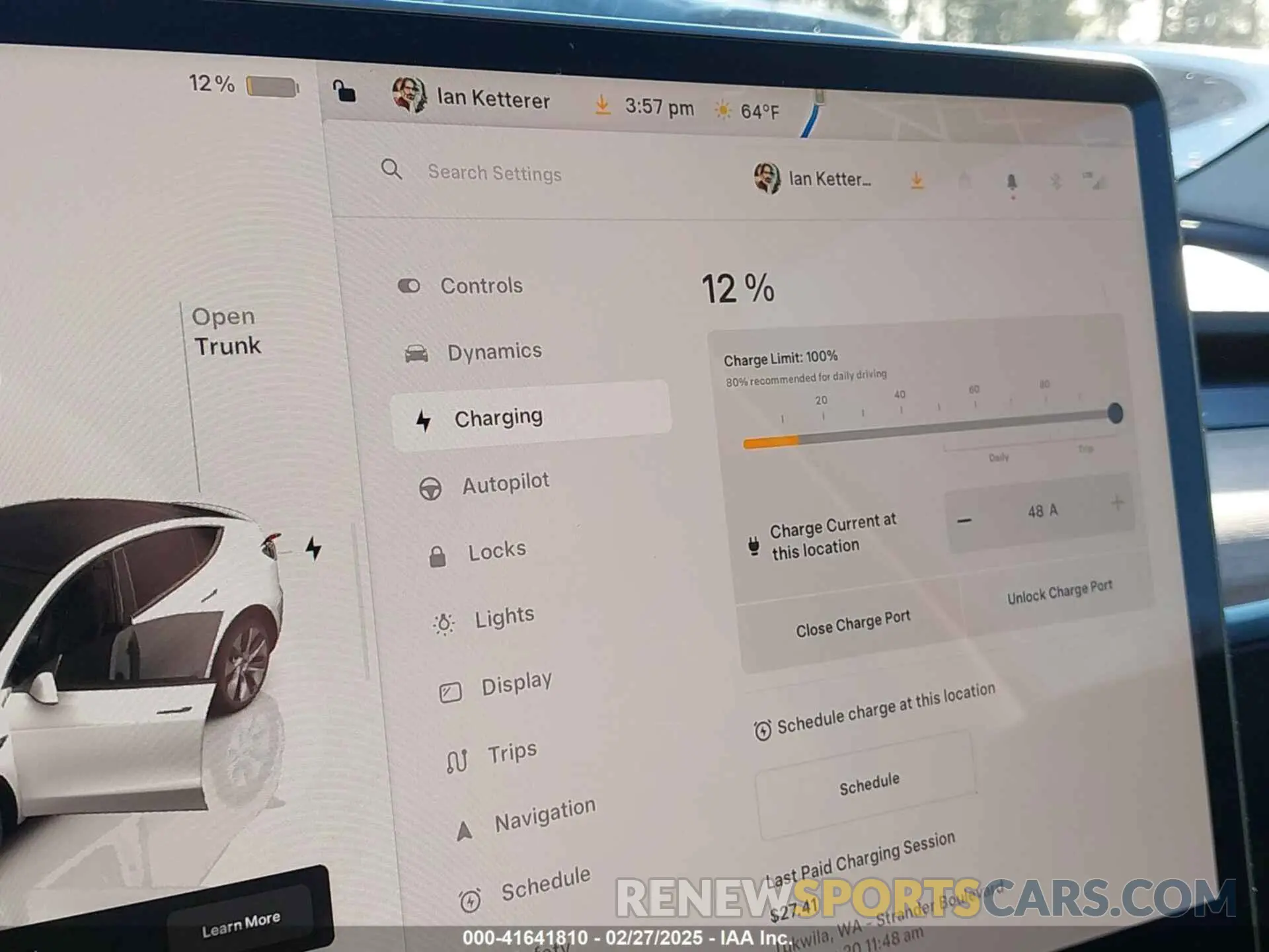 17 fotografías del automóvil dañado 7SAYGDEE5PF787651 TESLA MODEL Y 2023